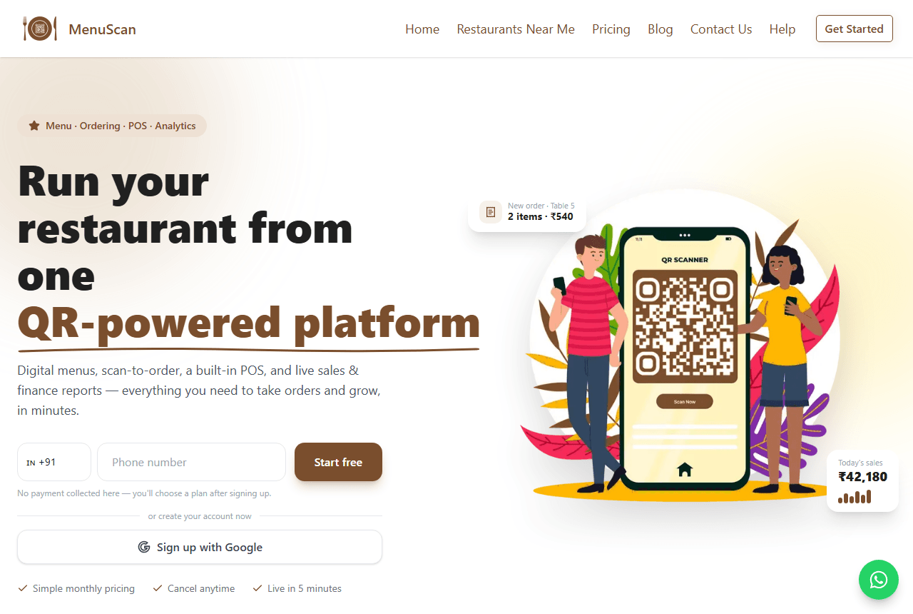 MenuScan screenshot